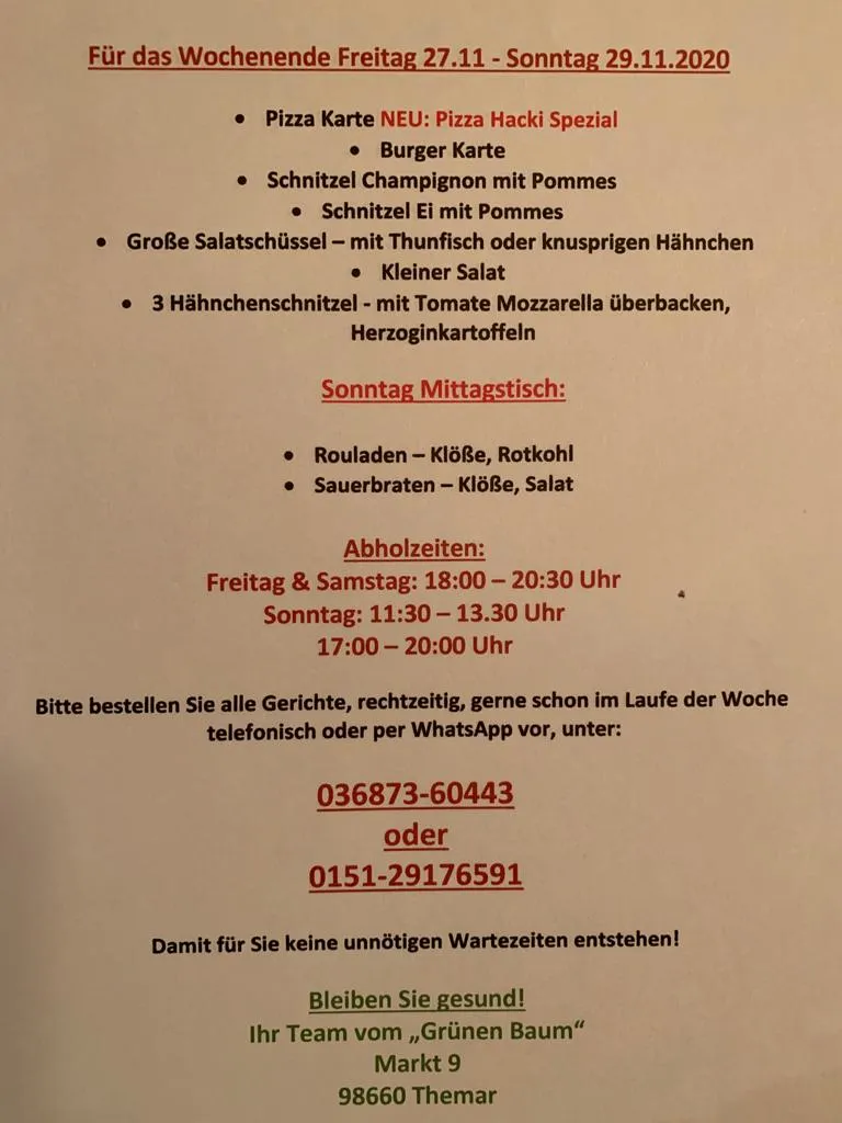 Menu_Gaststätte Grüner Baum_Themar_image_1