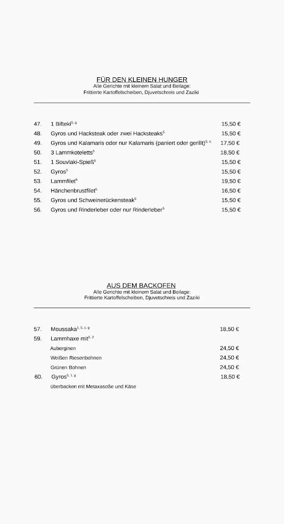 Menu_Alexis Sorbas_Günzburg_image_4