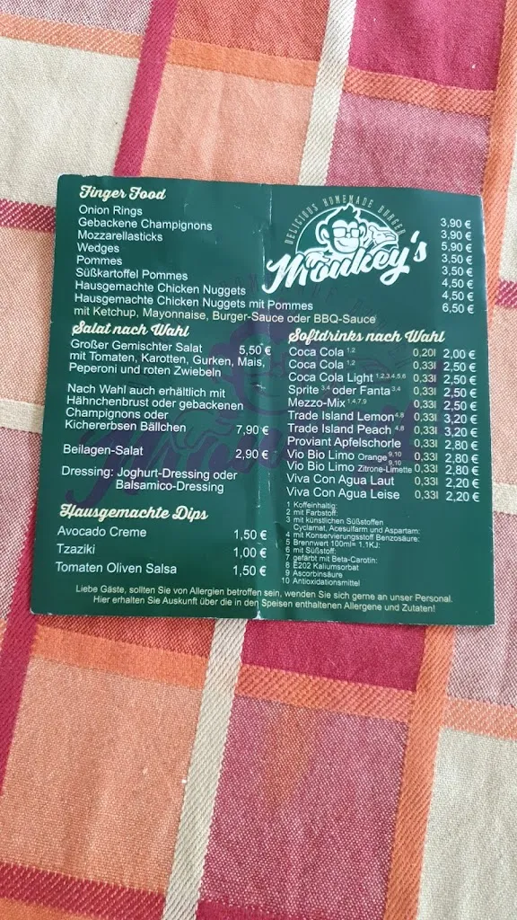 Menu_Monkeys Burger_Walldorf_image_3