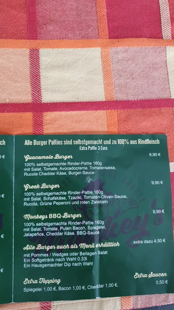 Menu_Monkeys Burger_Walldorf_image_4