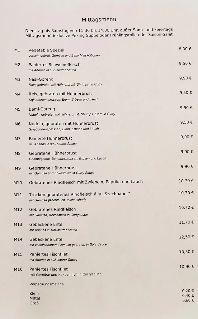 Menu_Yu Yi China Restaurant_Günzburg_immagine_3