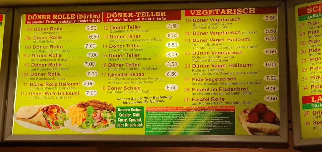 Menü_Azad Grill_Weida_Bild_2