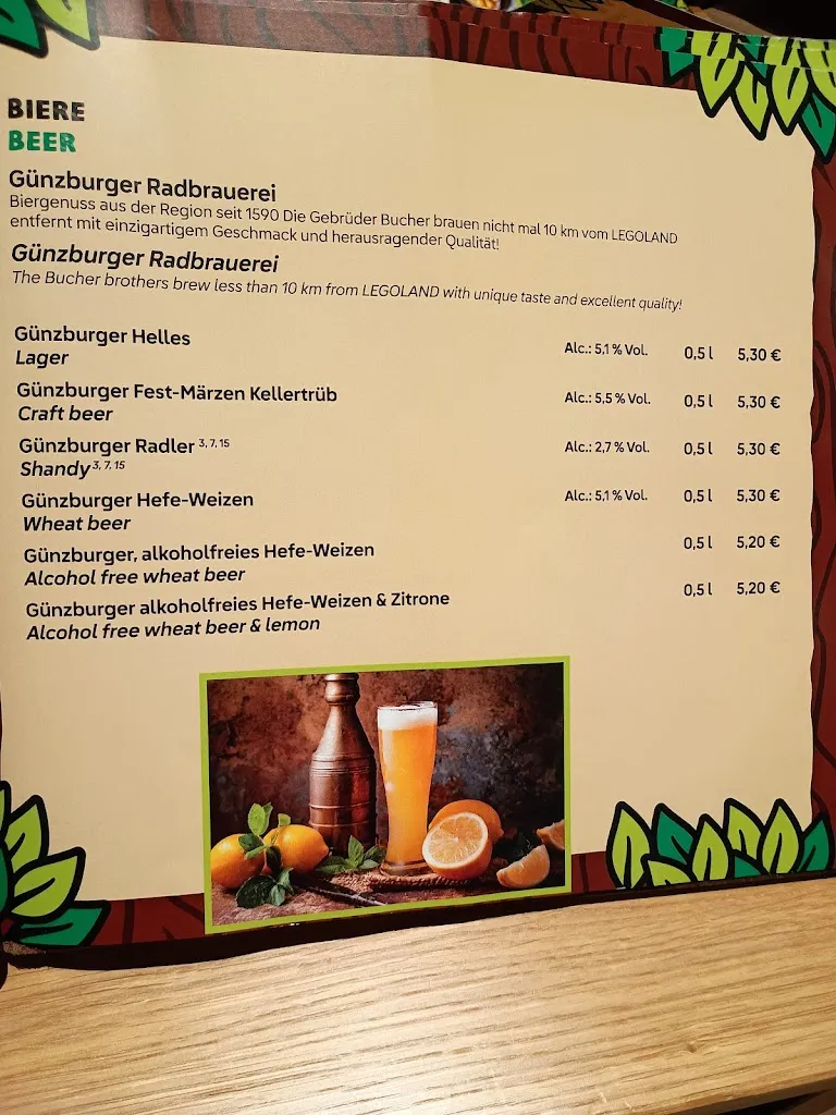 Menu_Hungriger Bär Legoland Feriendorf_Günzburg_immagine_1