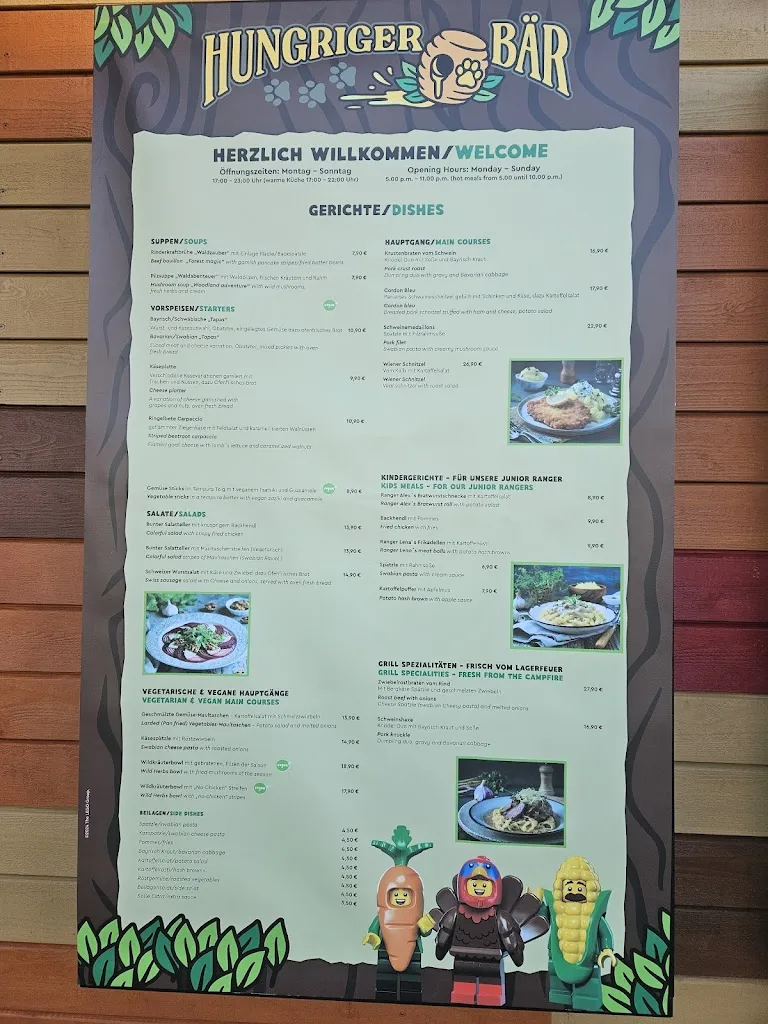 Menu_Hungriger Bär Legoland Feriendorf_Günzburg_immagine_2