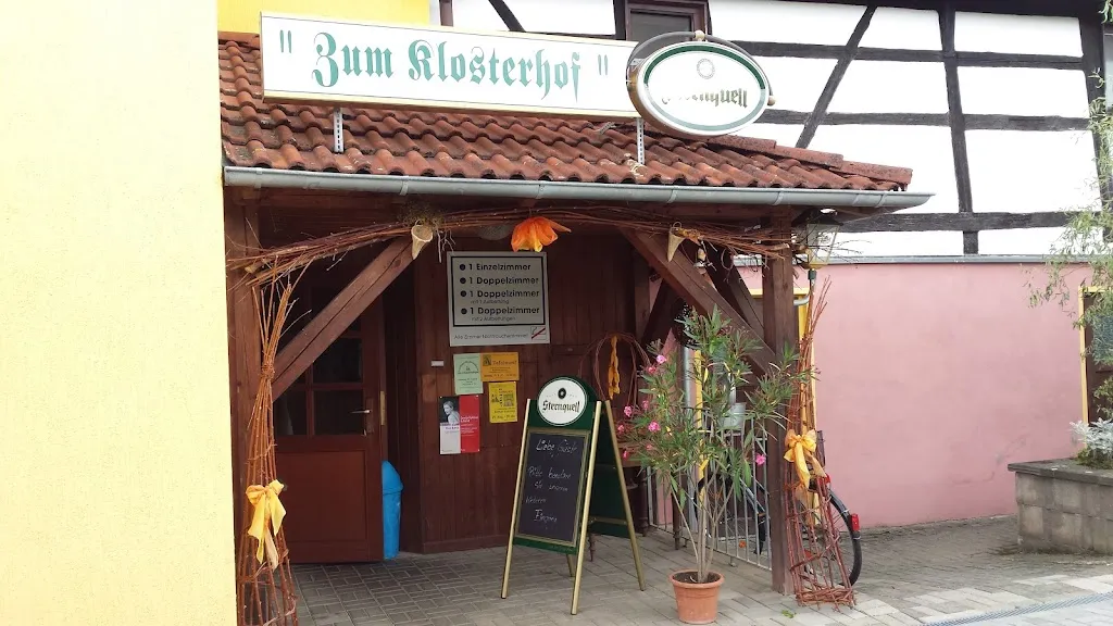 Gasthaus zum Klosterhof restaurant in Berga-Wünschendorf