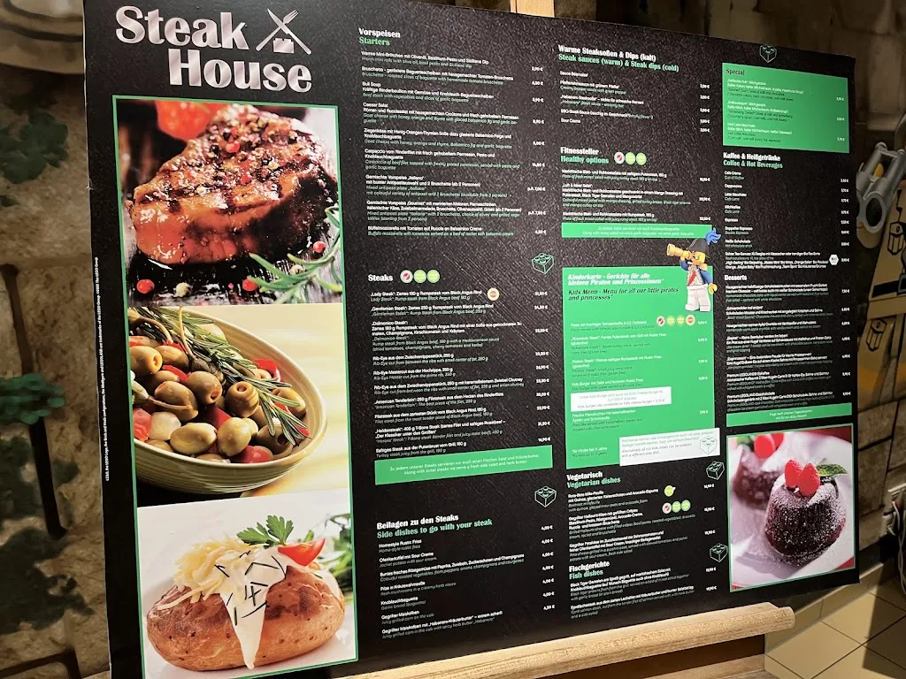 Menu_Steak House Restaurant im LEGOLAND Feriendorf_Günzburg_immagine_1
