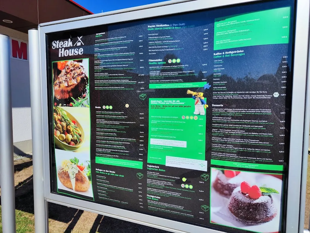 Menu_Steak House Restaurant im LEGOLAND Feriendorf_Günzburg_immagine_4