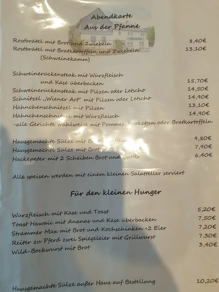 Menu_Gasthof und Pension 