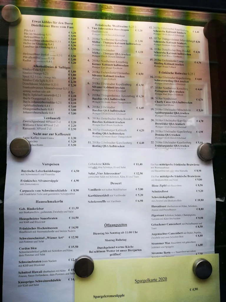 Menu_Restaurant Vier Jahreszeiten Würzburg_Würzburg_immagine_4