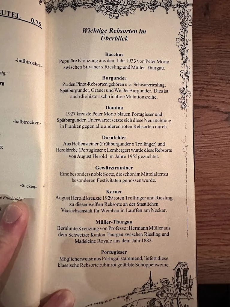 Menu_Weinstube und Bierkeller Till Eulenspiegel_Würzburg_immagine_3