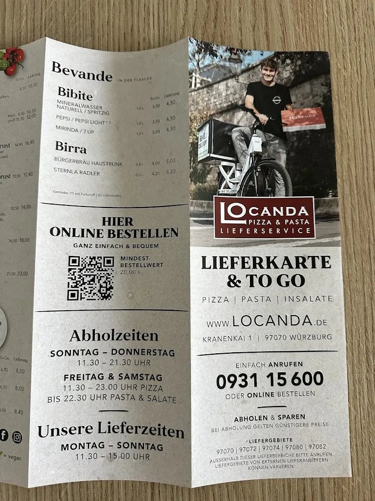 Menu_Locanda Würzburg - Pizza & Pasta_Würzburg_image_4