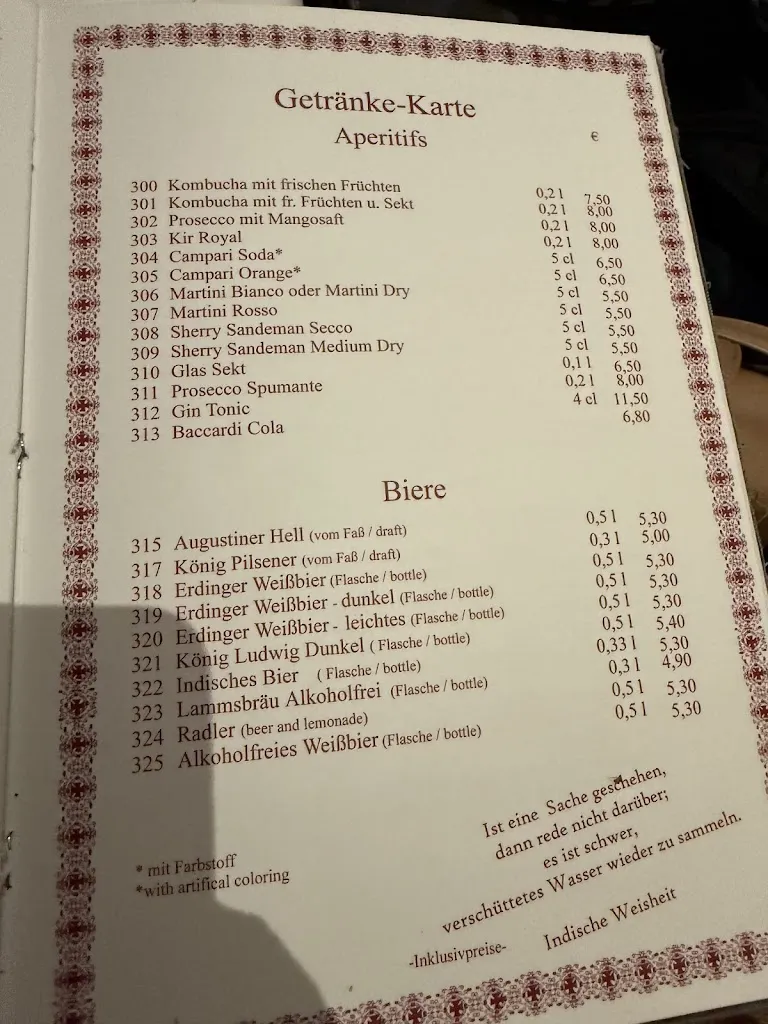 Menu_Jaipur Restaurant_Grünwald_image_1
