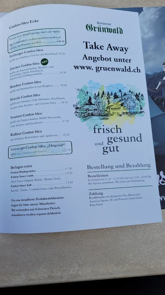 Menu_Restaurant Grünwald_Zürich_image_3