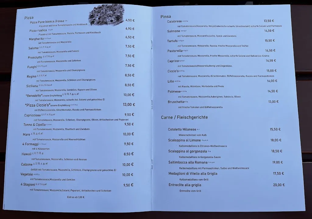 Menu_Ciccio's Tavernetta Italiana_München_image_1