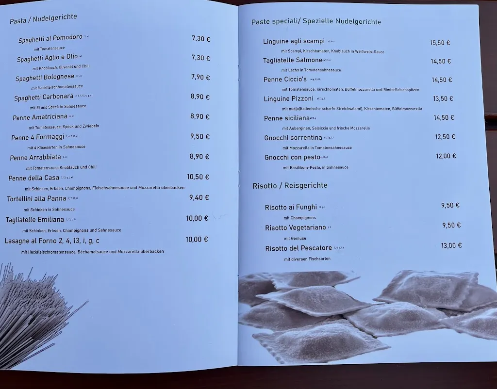 Menu_Ciccio's Tavernetta Italiana_München_image_2