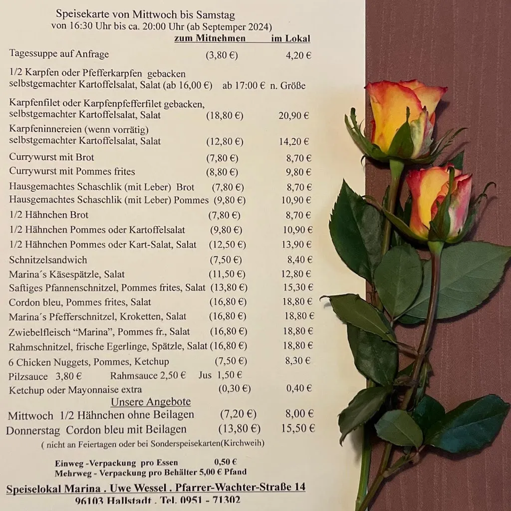 Menu_Marina Speiselokal_Hallstadt_image_1