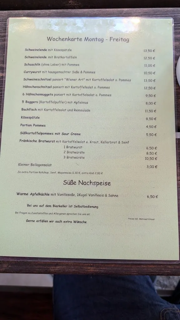 Menu_Kreuzbergkeller Lieberth_Hallerndorf_immagine_2