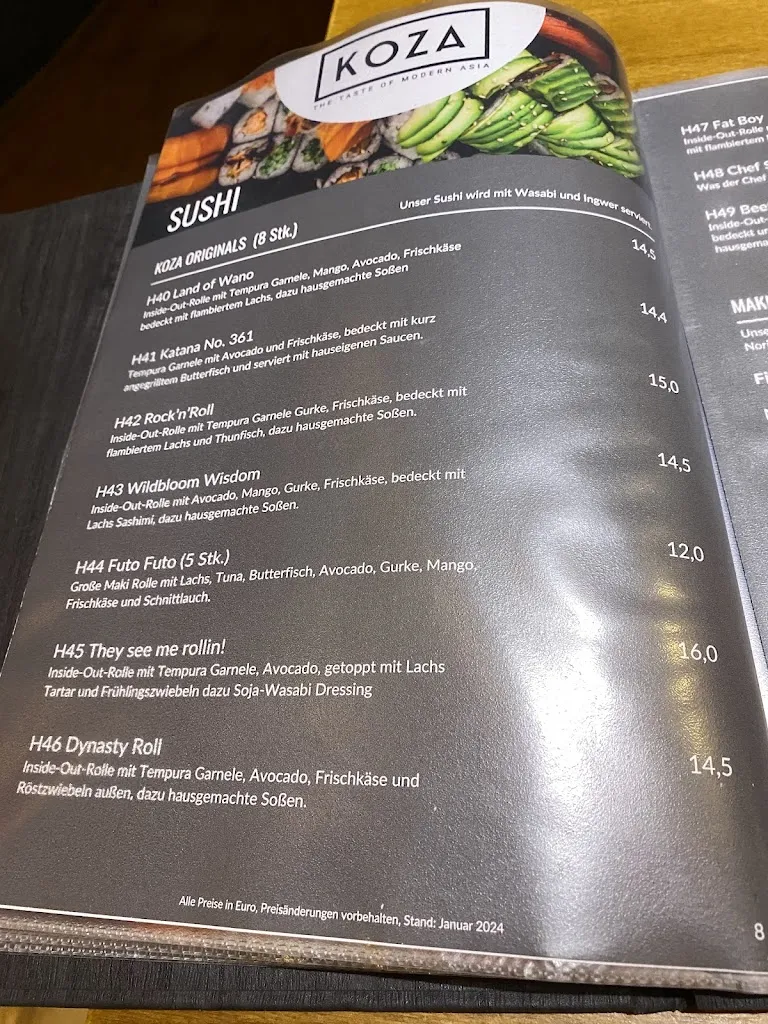 Menu_Koza Haßloch_Haßloch_immagine_2