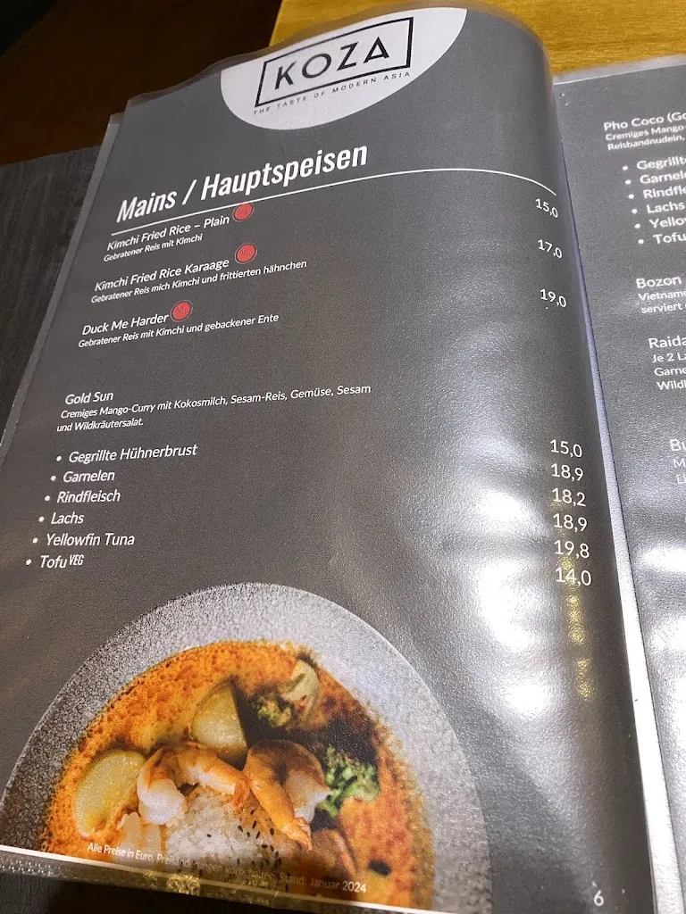 Menu_Koza Haßloch_Haßloch_immagine_4