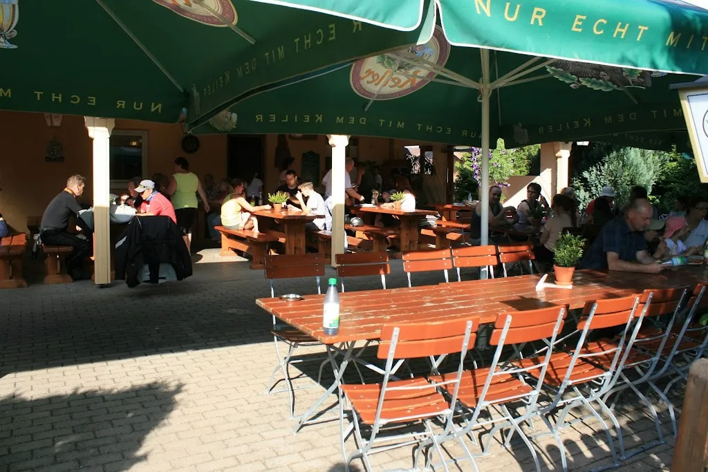 Ausblick am Forellenhof ristorante a Hammelburg