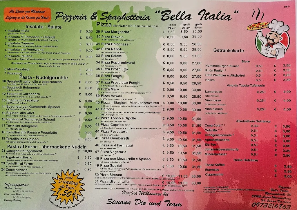 Menü_Pizzeria Bella Italia_Hammelburg_Bild_4