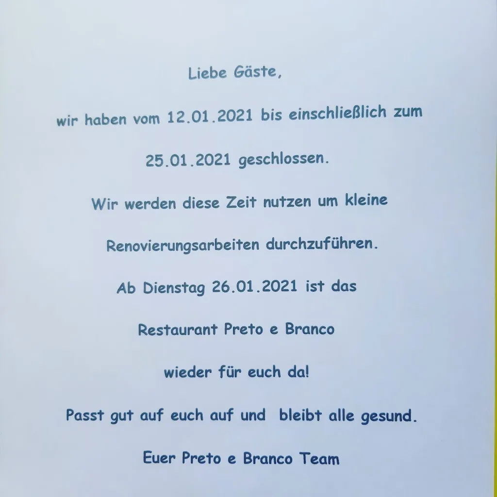 Menu_Pizzeria Restaurant Preto e Branco_Hebertshausen_immagine_1