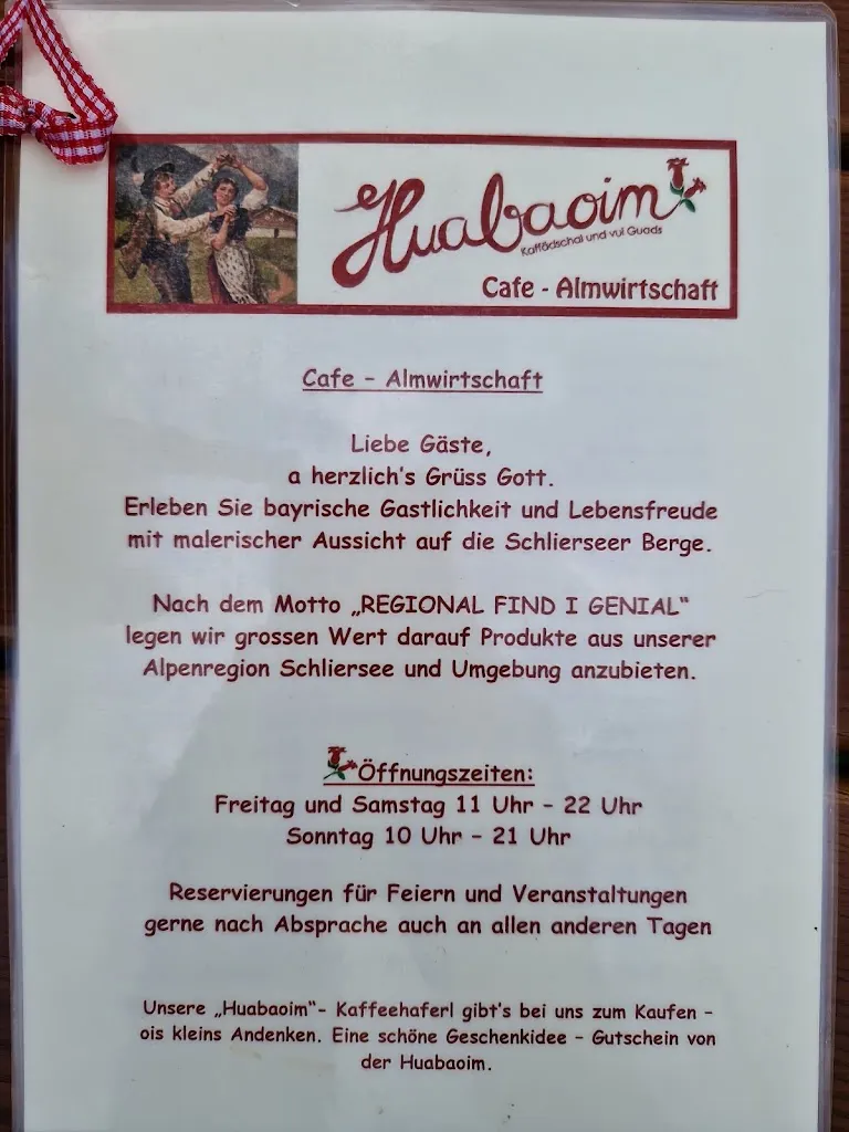 Menu_Huabaoim Huberalm Café Almwirtschaft_Hausham_image_3