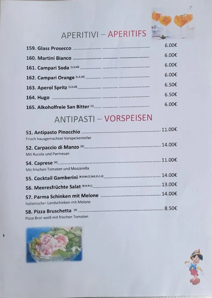 Menu_Restaurant Pizzeria Pinocchio - Hausham_Hausham_image_2