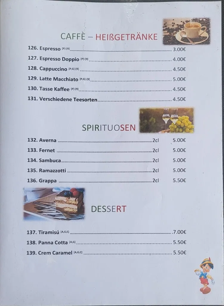 Menu_Restaurant Pizzeria Pinocchio - Hausham_Hausham_image_3