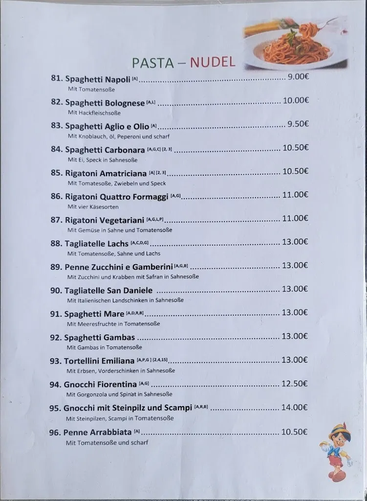 Menu_Restaurant Pizzeria Pinocchio - Hausham_Hausham_image_4