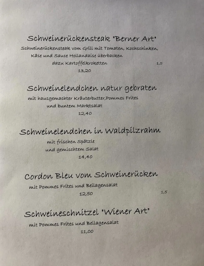 Menu_Gasthof Höhenluft_Haundorf_immagine_2