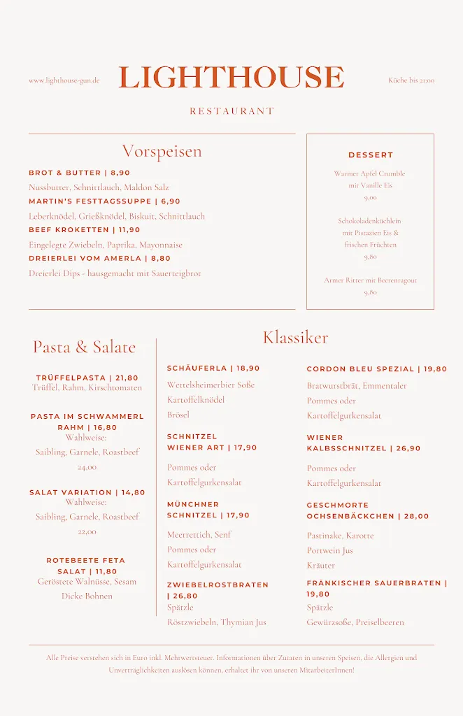 Menu_Lighthouse Restaurant_Gunzenhausen_image_1