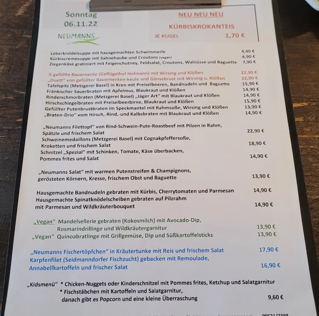 Menu_NEUMANNS kulinarischer service_Haßfurt_immagine_1