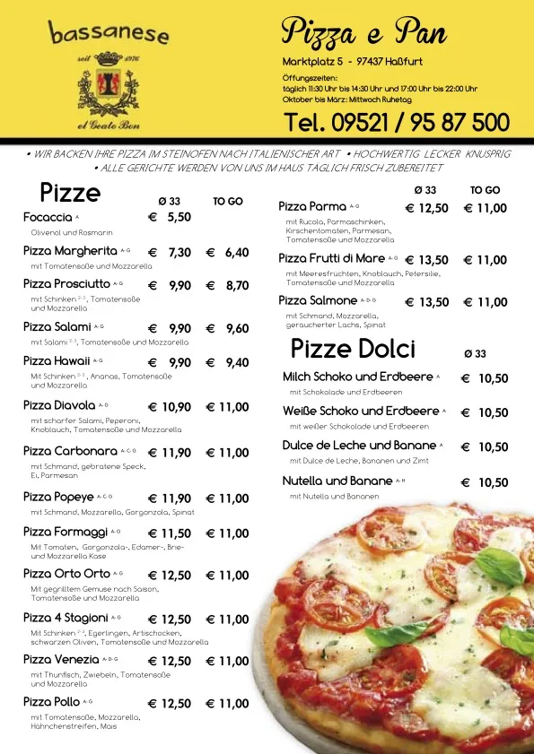 Menu_Bassanese Haßfurt Bistro Eis Cafe_Haßfurt_image_1