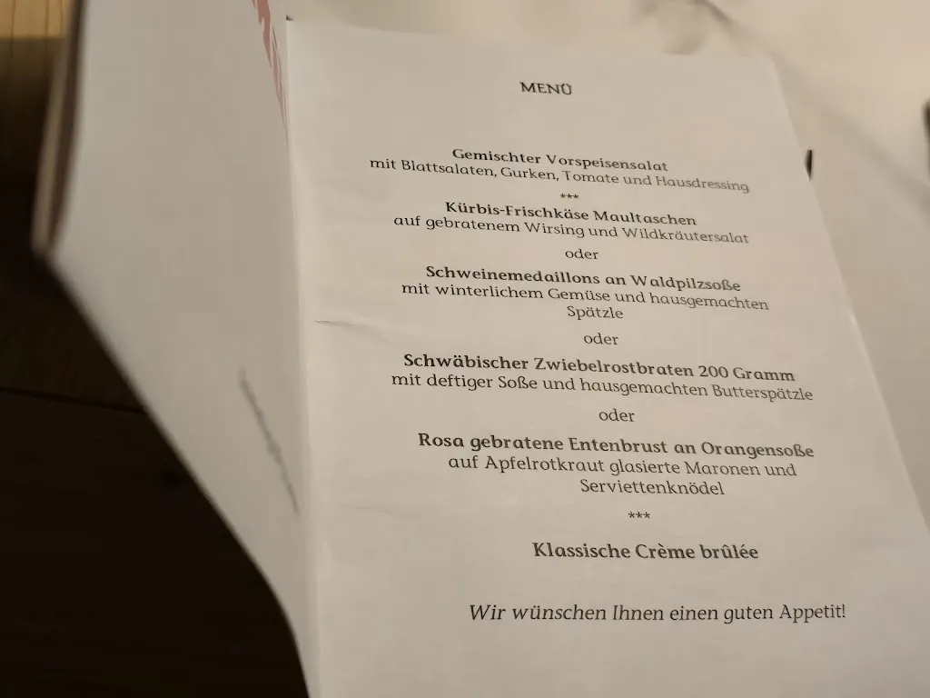 Gasthof Linde restaurant in Albstadt