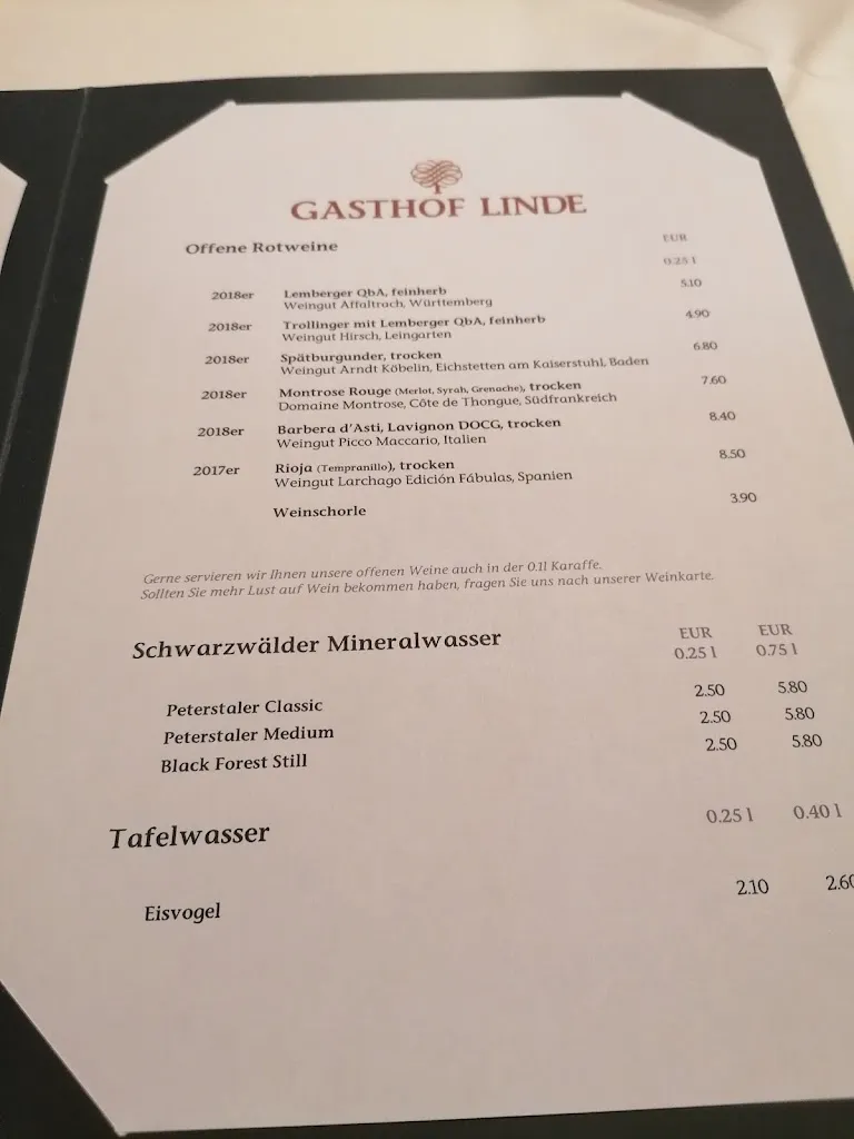Menu_Gasthof Linde_Albstadt_immagine_2