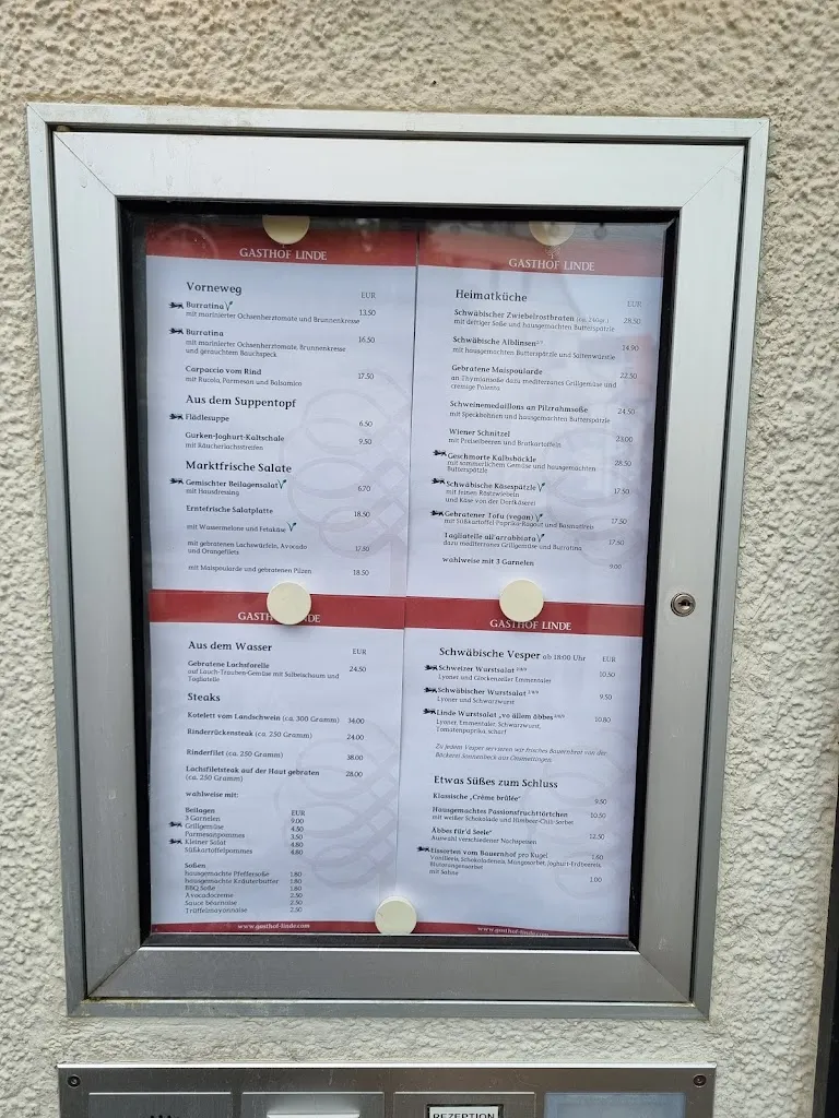 Menu_Gasthof Linde_Albstadt_immagine_4