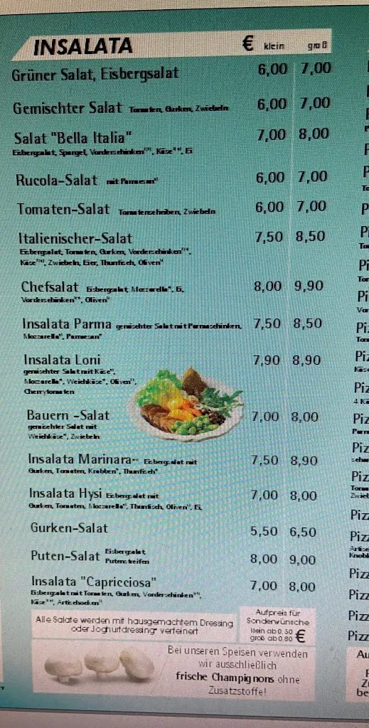 Menu_Pizza Service bei Hysi_Haßfurt_image_1