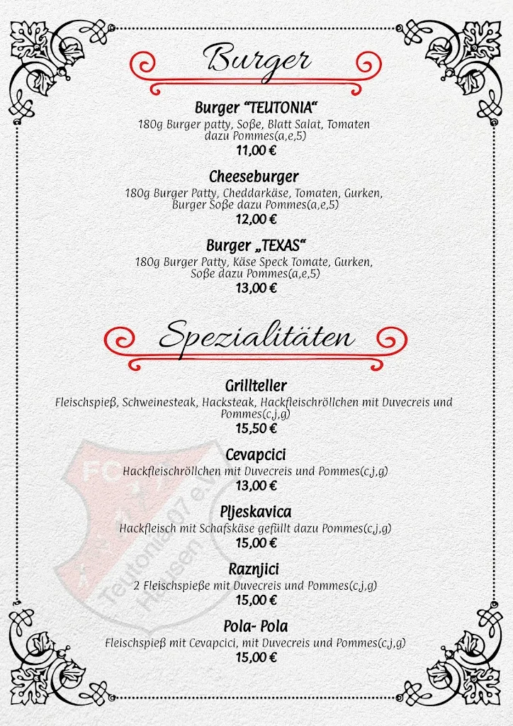 Menu_Teutonia Hausen Restaurant_Obertshausen_immagine_2
