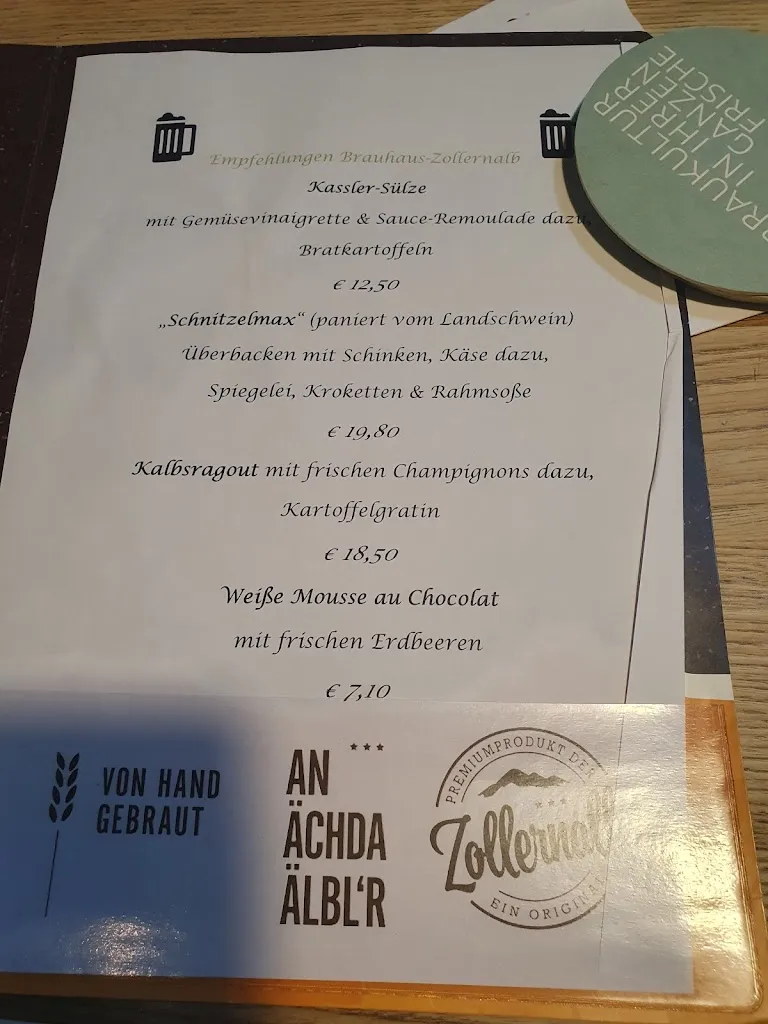 Brauhaus Zollernalb GmbH restaurant in Albstadt