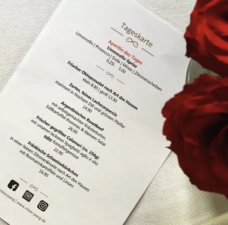 Menu_Hotel Ritter Jörg_Sommerhausen_immagine_1