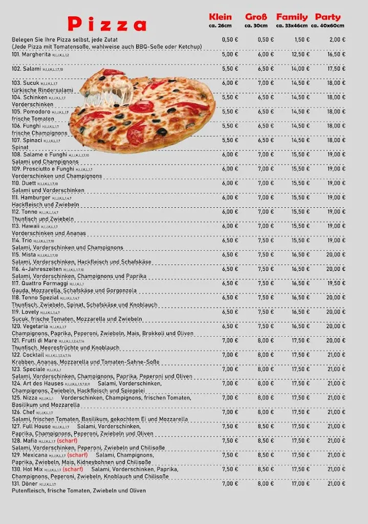 Menu_Der Neue Blitz Pizza Lieferservice_Heilsbronn_immagine_3