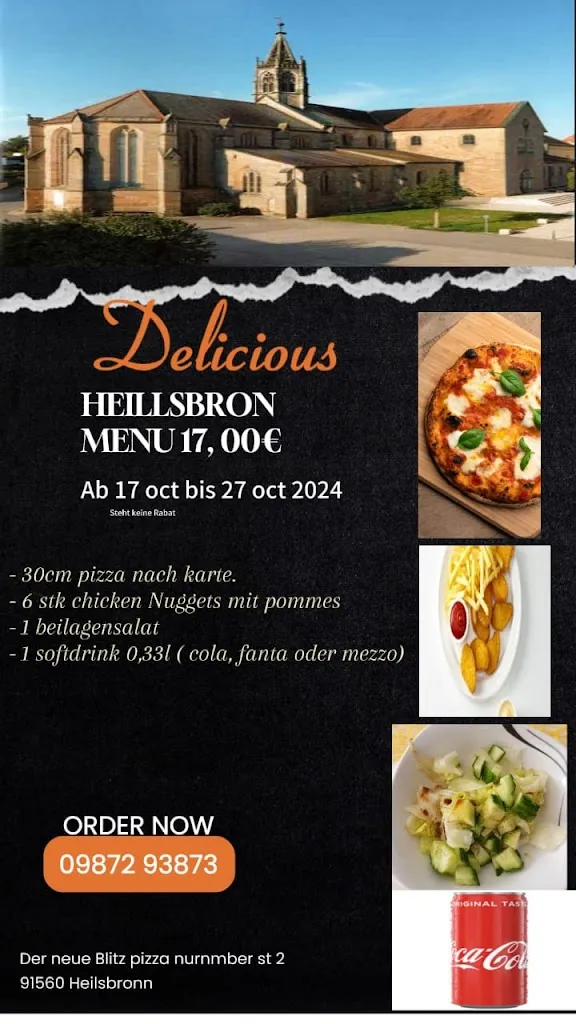 Menu_Der Neue Blitz Pizza Lieferservice_Heilsbronn_immagine_4
