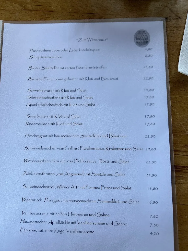 Menu_Gaststätte Zum Wirtshaus_Henfenfeld_image_2