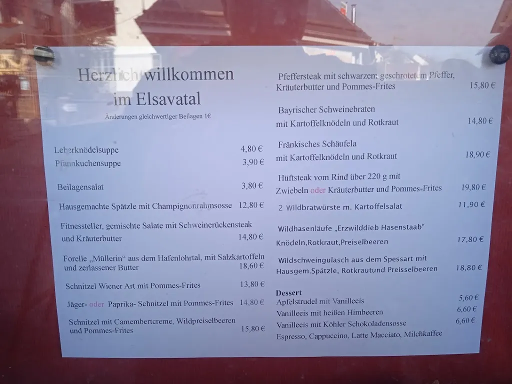 Menu_Fränkischer Landgasthof Elsavatal_Mespelbrunn_image_1