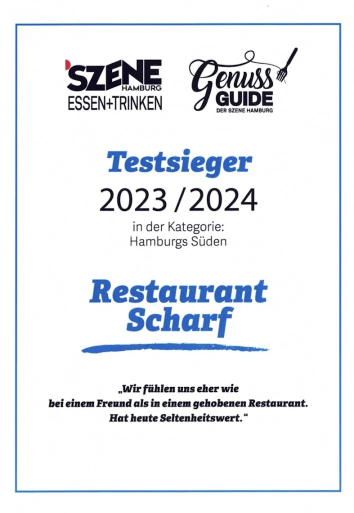 Menü_Restaurant Scharf_Hamburg_Bild_4