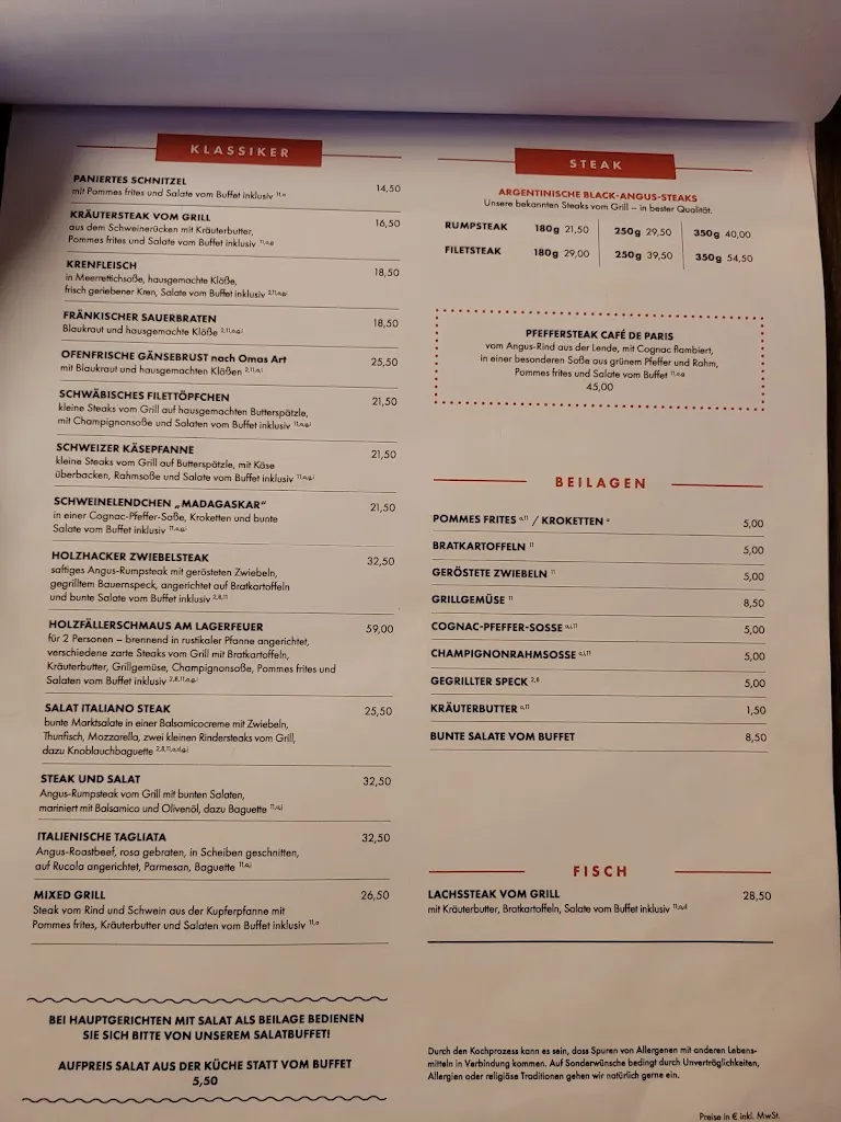 Menu_Ostermaier's Waldeck - Andrea & Peter Ostermaier_Helmbrechts_image_1