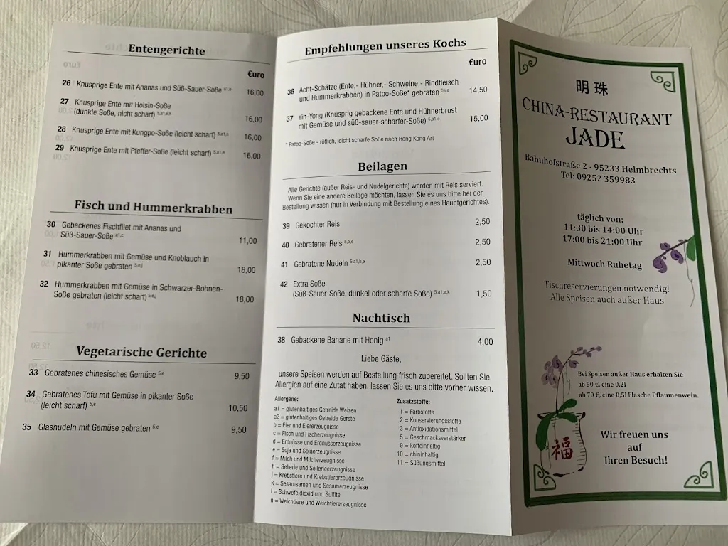 Menu_China Restaurant Jade_Helmbrechts_image_1