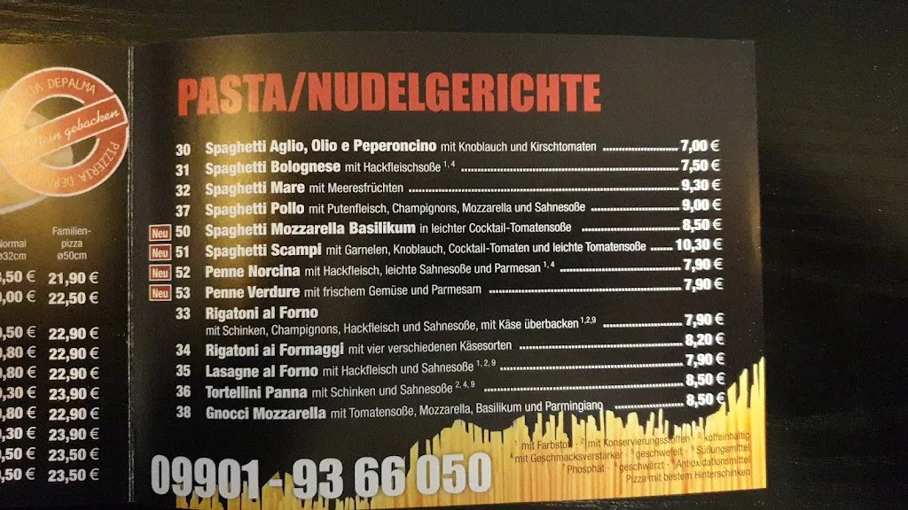 Menu_Pizzeria Depalma_Hengersberg_image_2