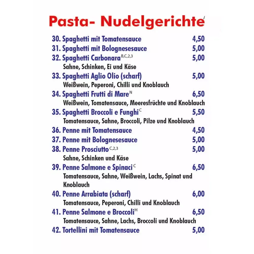 Menu_Pizza-Haus Caruso_Heiligenstadt_immagine_4